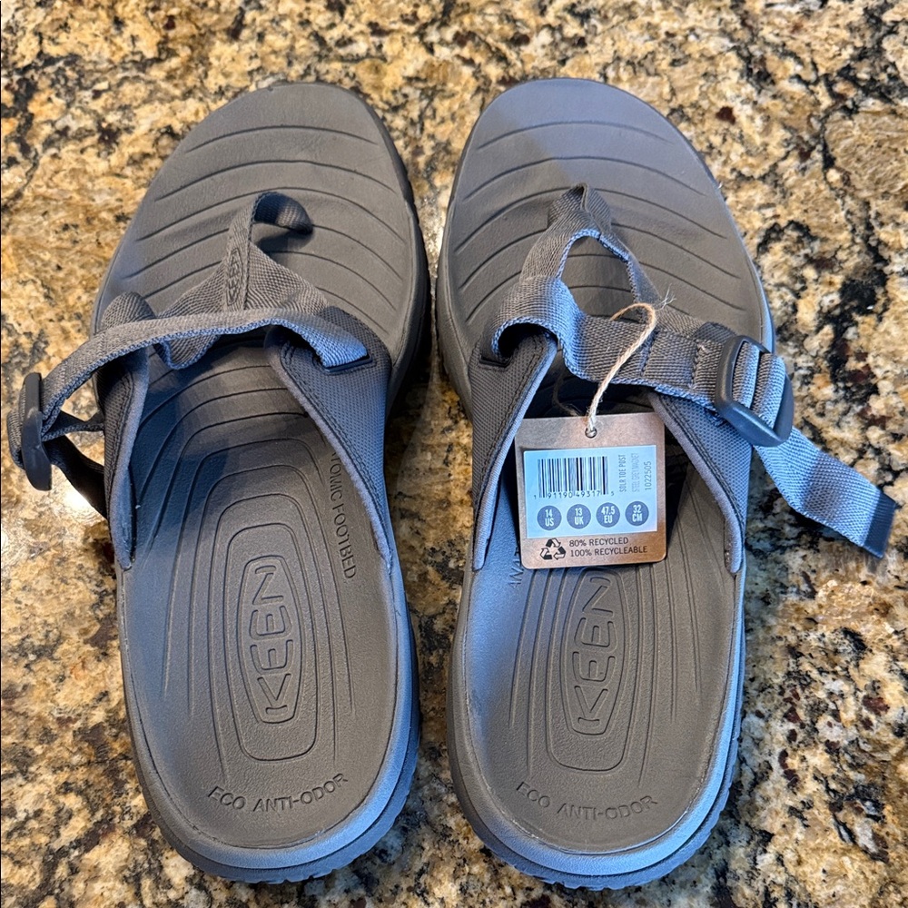 Keen Charcoal Adjustable Slide Sandals